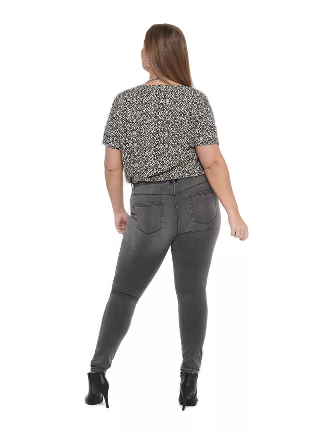 Carmakoma by Only Damen Jeans CARAUGUSTA BJ312 - Skinny Fit - Grau - Dark G günstig online kaufen