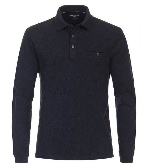 CASAMODA Langarm-Poloshirt CASAMODA Polo-Shirt Langarm gestreift günstig online kaufen