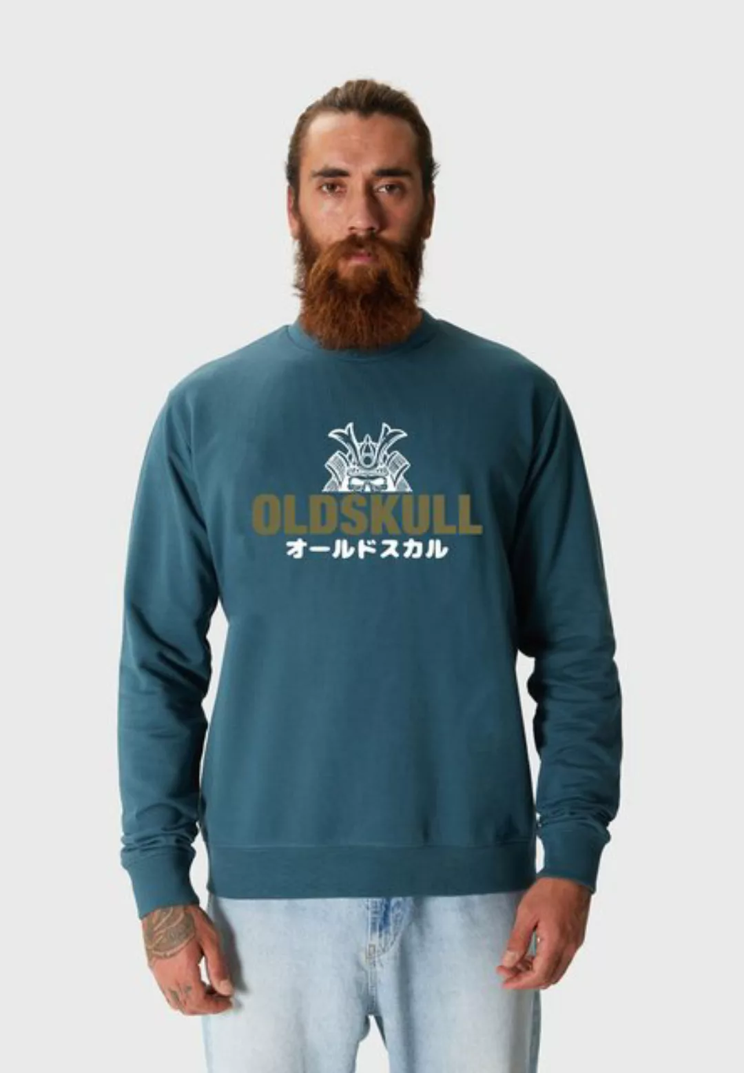 Oldskull Sweatshirt Basic Classic Samurai Logo günstig online kaufen