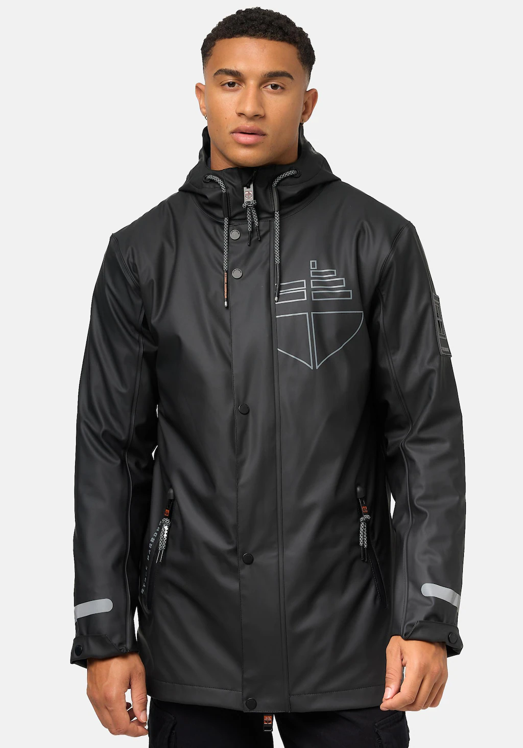 Stone Harbour Regenmantel "Tamio", Wasserdichter Herren Regenjacke mit lang günstig online kaufen