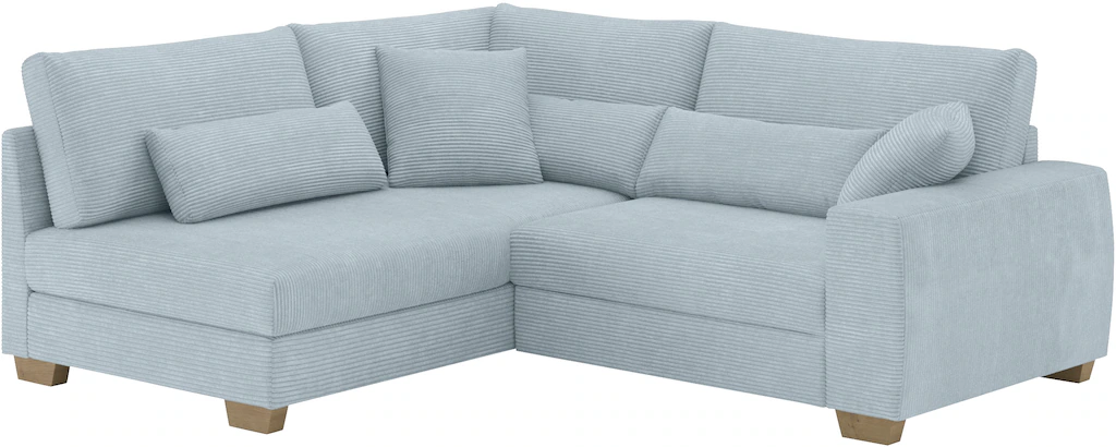 Mr. Couch Ecksofa "Helena L-Form, bis 140 kg belastbar", mit Taschenfederke günstig online kaufen
