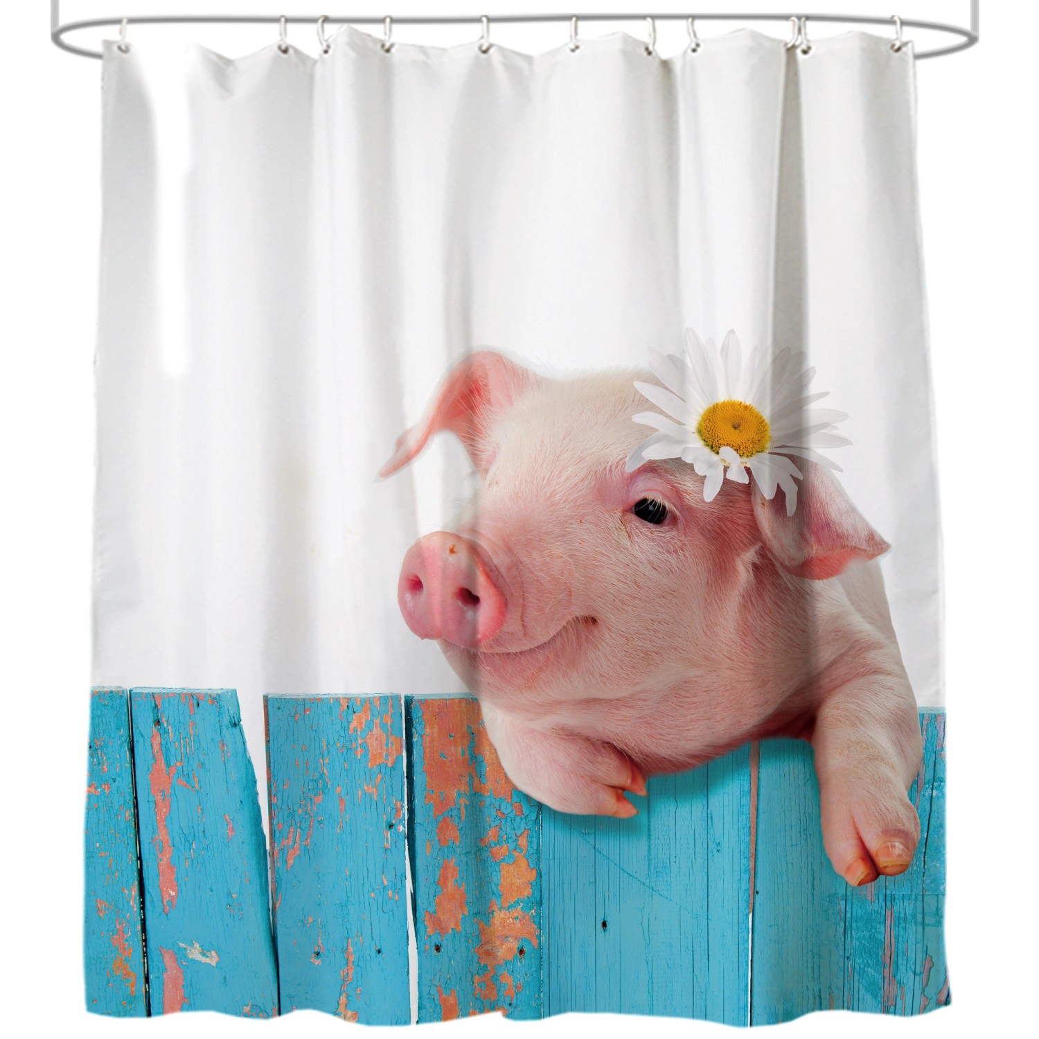 SANILO Duschvorhang Schwein 180 x 200 cm günstig online kaufen