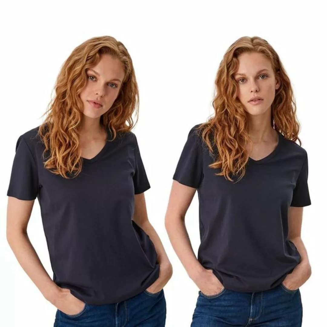 s.Oliver T-Shirt Basic T-Shirt softer Single-Jersey Qualität, 2er Pack günstig online kaufen