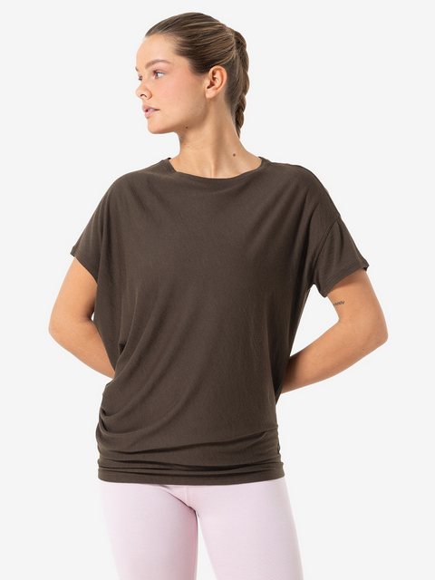 SUPER.NATURAL T-Shirt asymmetrisch geschnittenes W YOGA LOOSE TEE für Damen günstig online kaufen