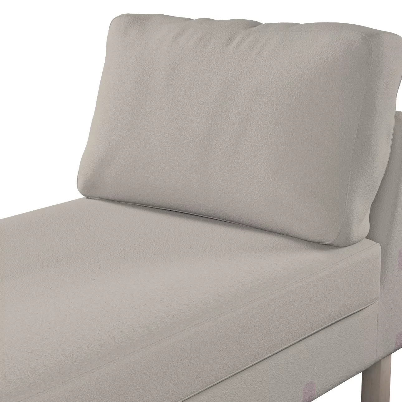 Bezug für Karlstad Recamiere ohne Armlehne kurz, hellbeige, Bezug für Recam günstig online kaufen