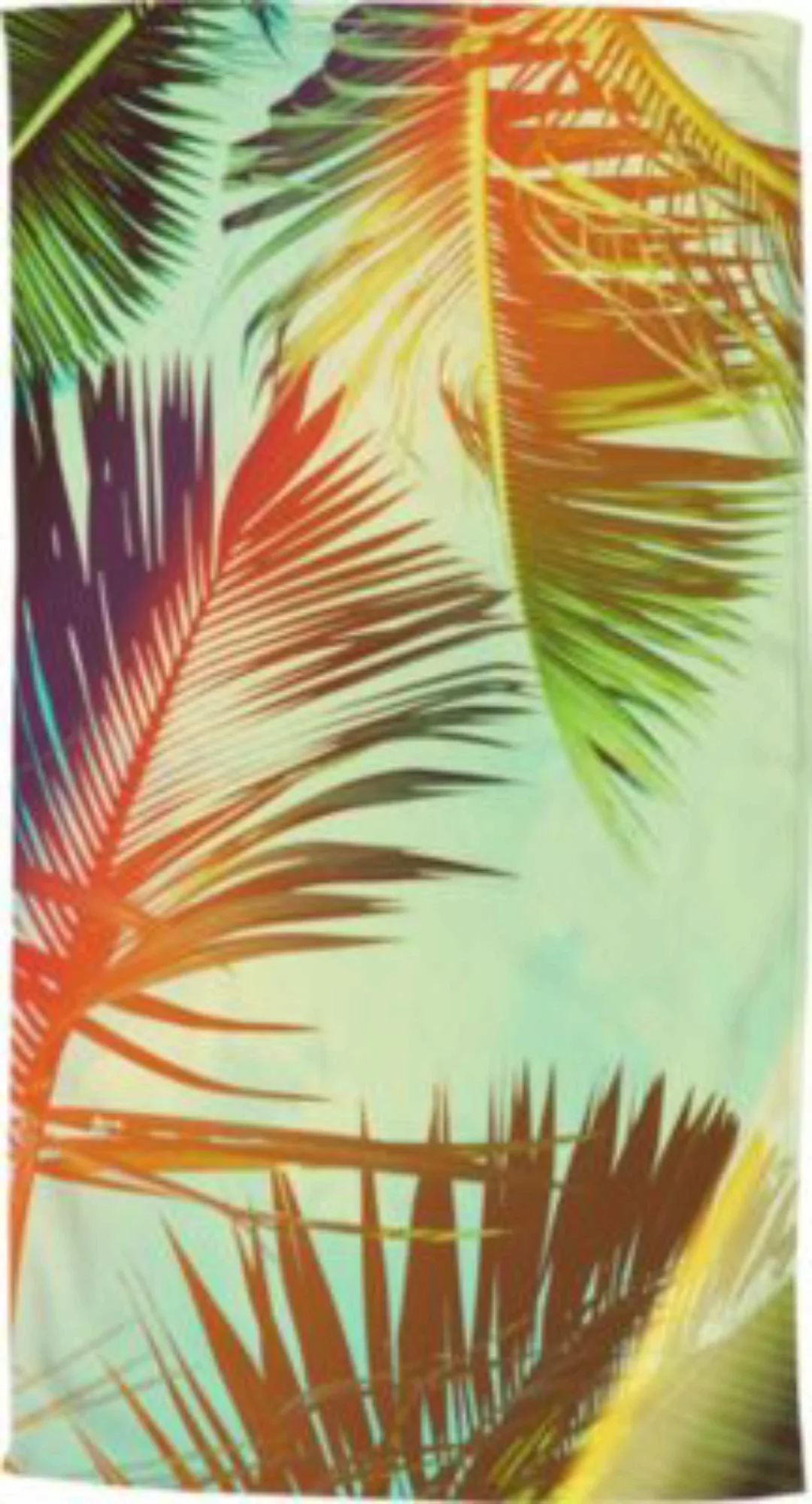 Good Morning "Strandtuch ""Palms"" 100x180cm" bunt Gr. 100 x 180 günstig online kaufen