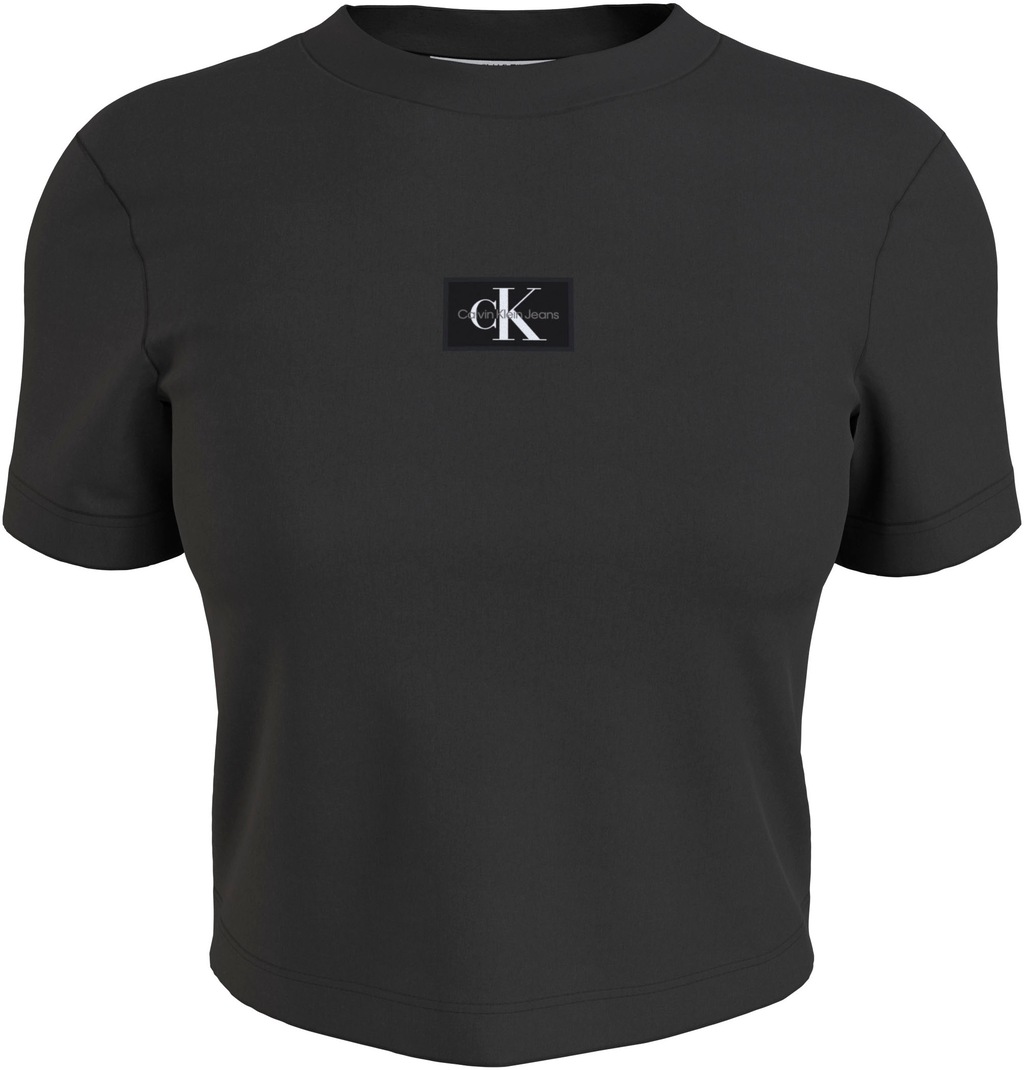 Calvin Klein Jeans T-Shirt "BADGE RIB SHORT SLEEVE TEE" günstig online kaufen