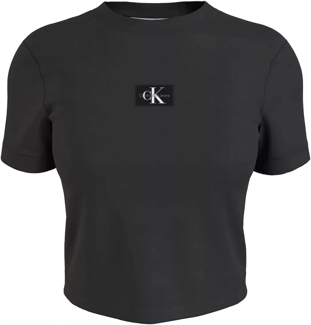 Calvin Klein Jeans T-Shirt BADGE RIB SHORT SLEEVE TEE günstig online kaufen