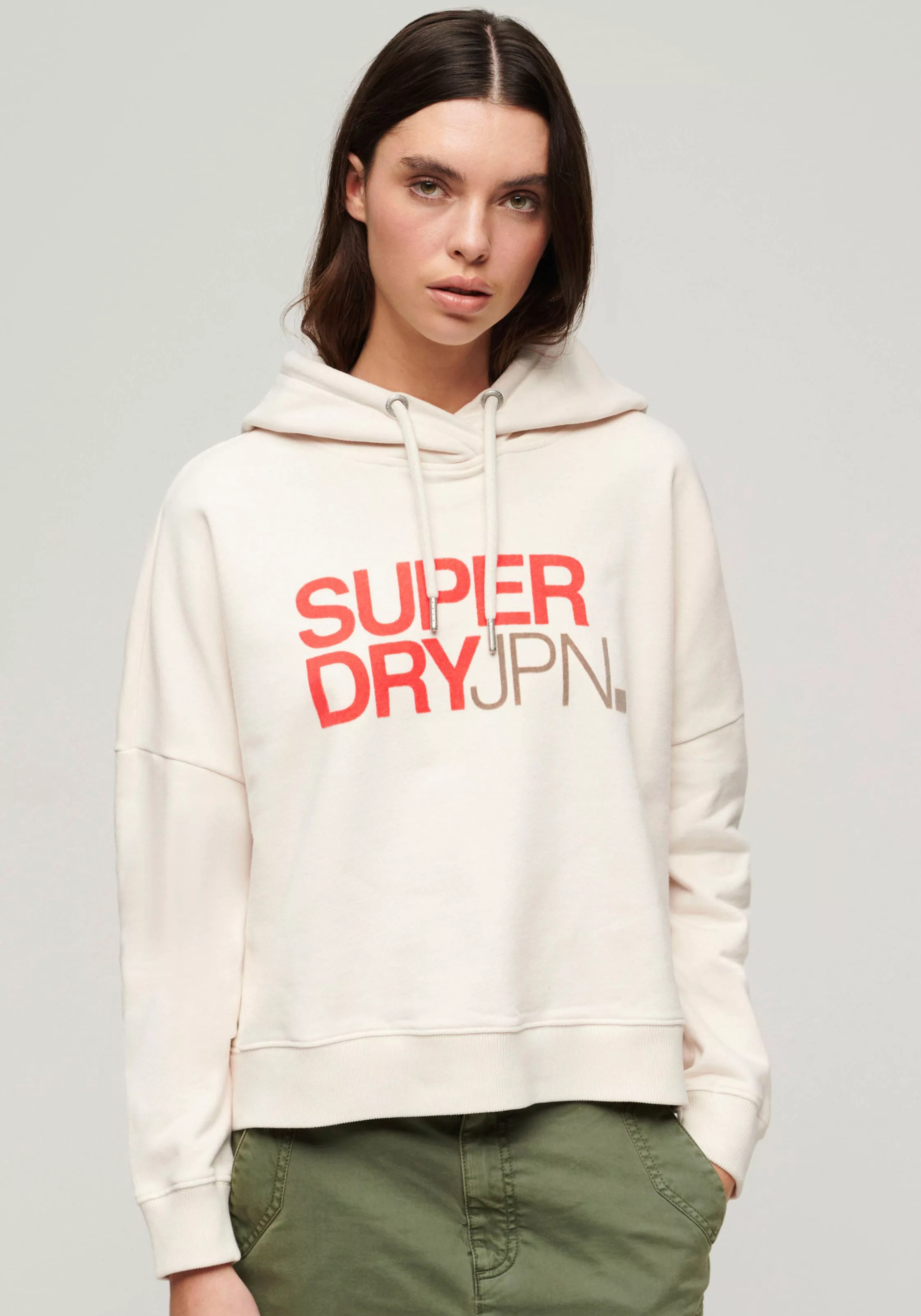 Superdry Kapuzensweatshirt SPORTSWEAR LOGO BOXY HOOD günstig online kaufen