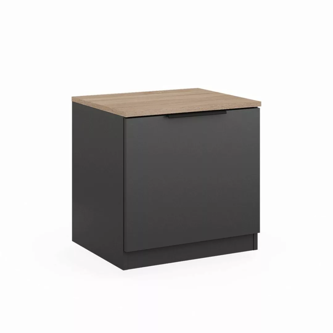 Vicco Nachtschrank Betti, Anthrazit/Eiche, 50 x günstig online kaufen