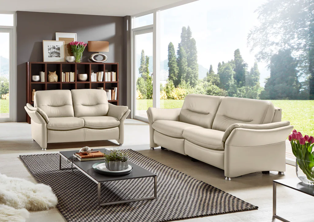 HUKLA 2,5-Sitzer "HU-SF15058 Ledersofa, Breite 194 cm", aus Leder, optional günstig online kaufen