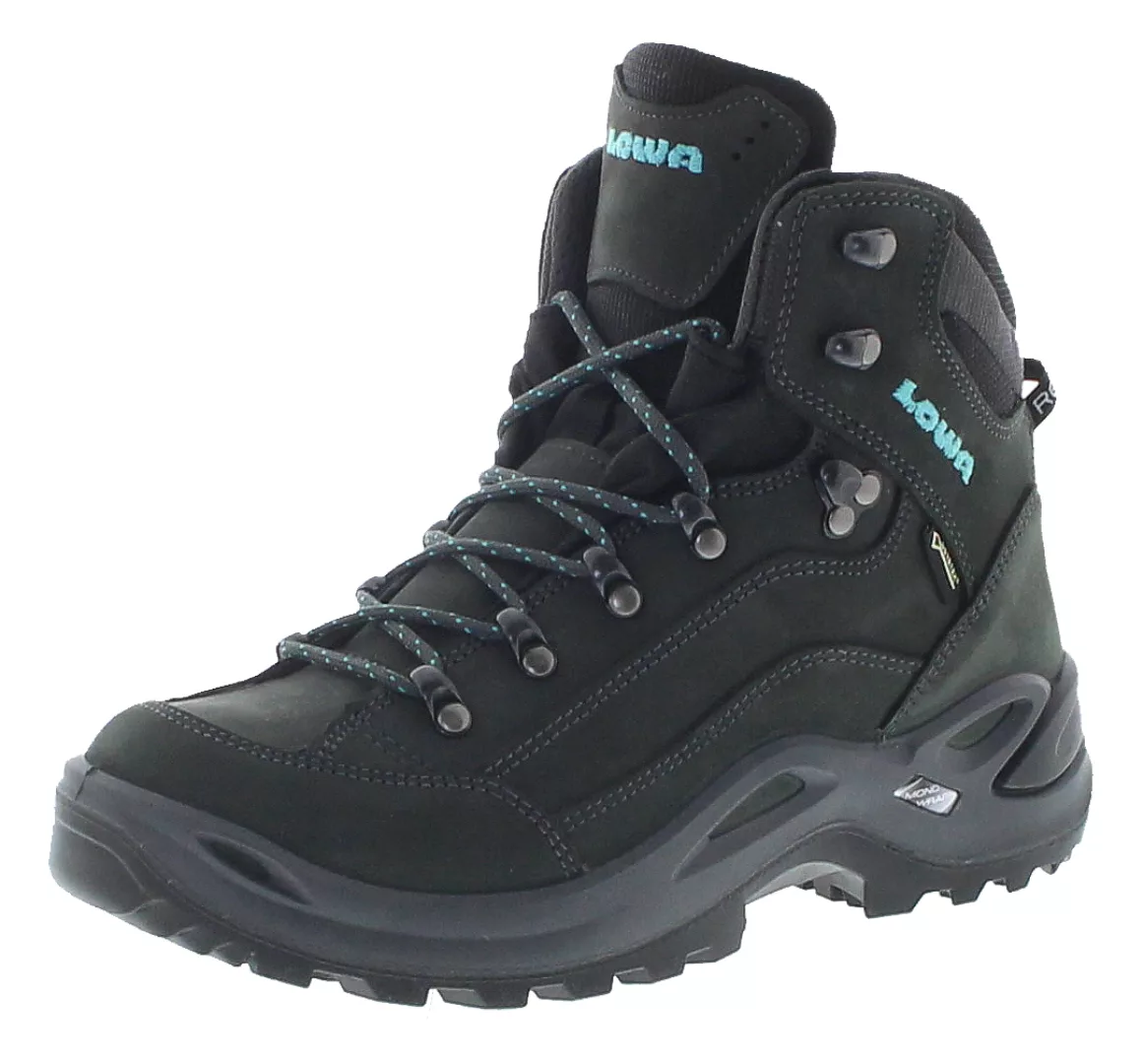 Lowa RENEGADE GTX MID WS Asphalt Türkis Damen Hiking Stiefel günstig online kaufen