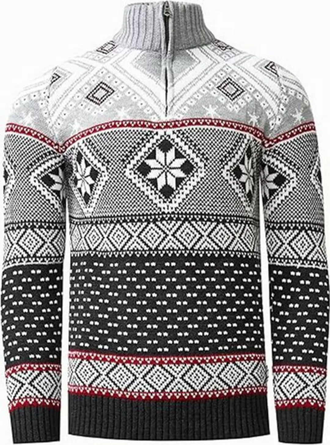 Rusty Neal Strickpullover, mit winterlichem Muster günstig online kaufen