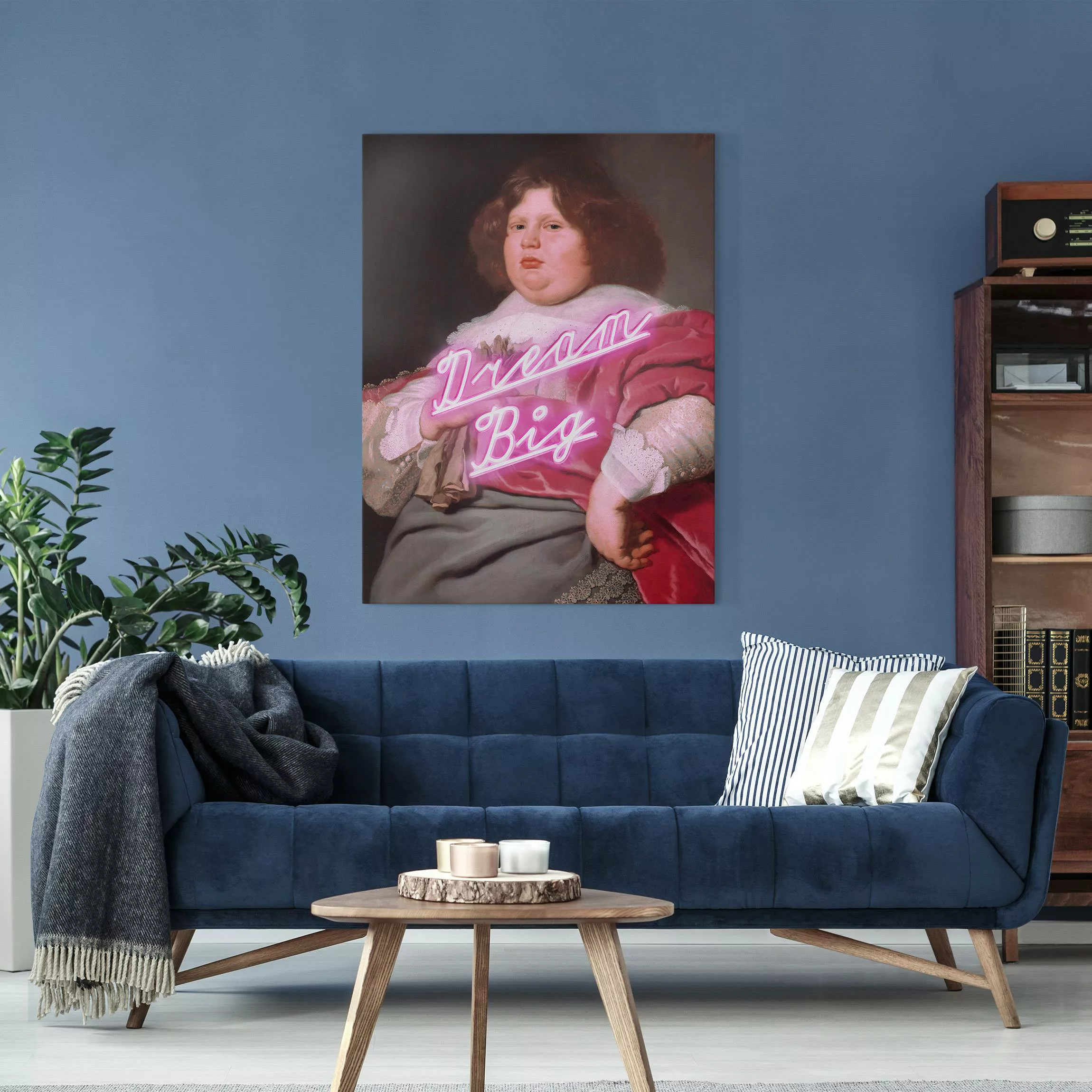 Leinwandbild Gemälde Dream Big günstig online kaufen