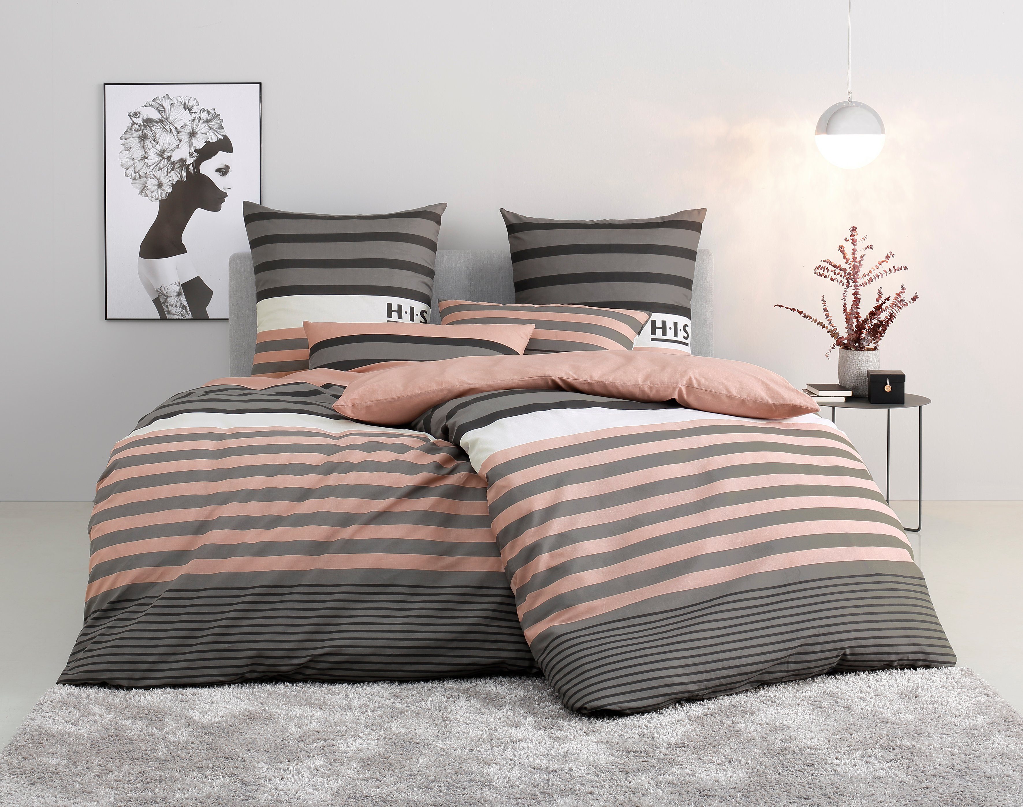 H.I.S Bettwäsche Majoran, Polycotton recycelt, 2 günstig online kaufen