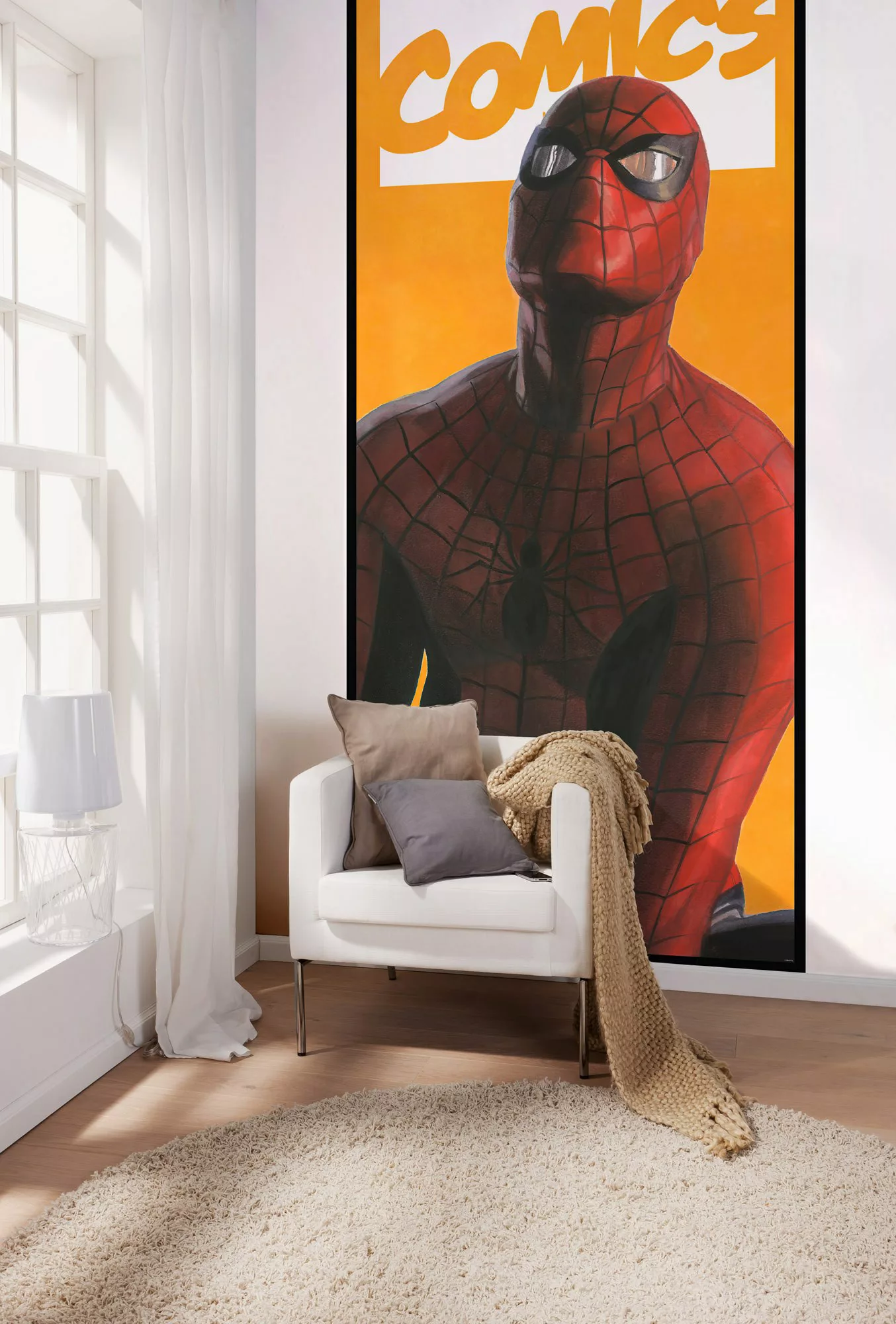 Komar Fototapete Spider-Man Comic IADX2-070 B/H: ca. 100x250 cm günstig online kaufen