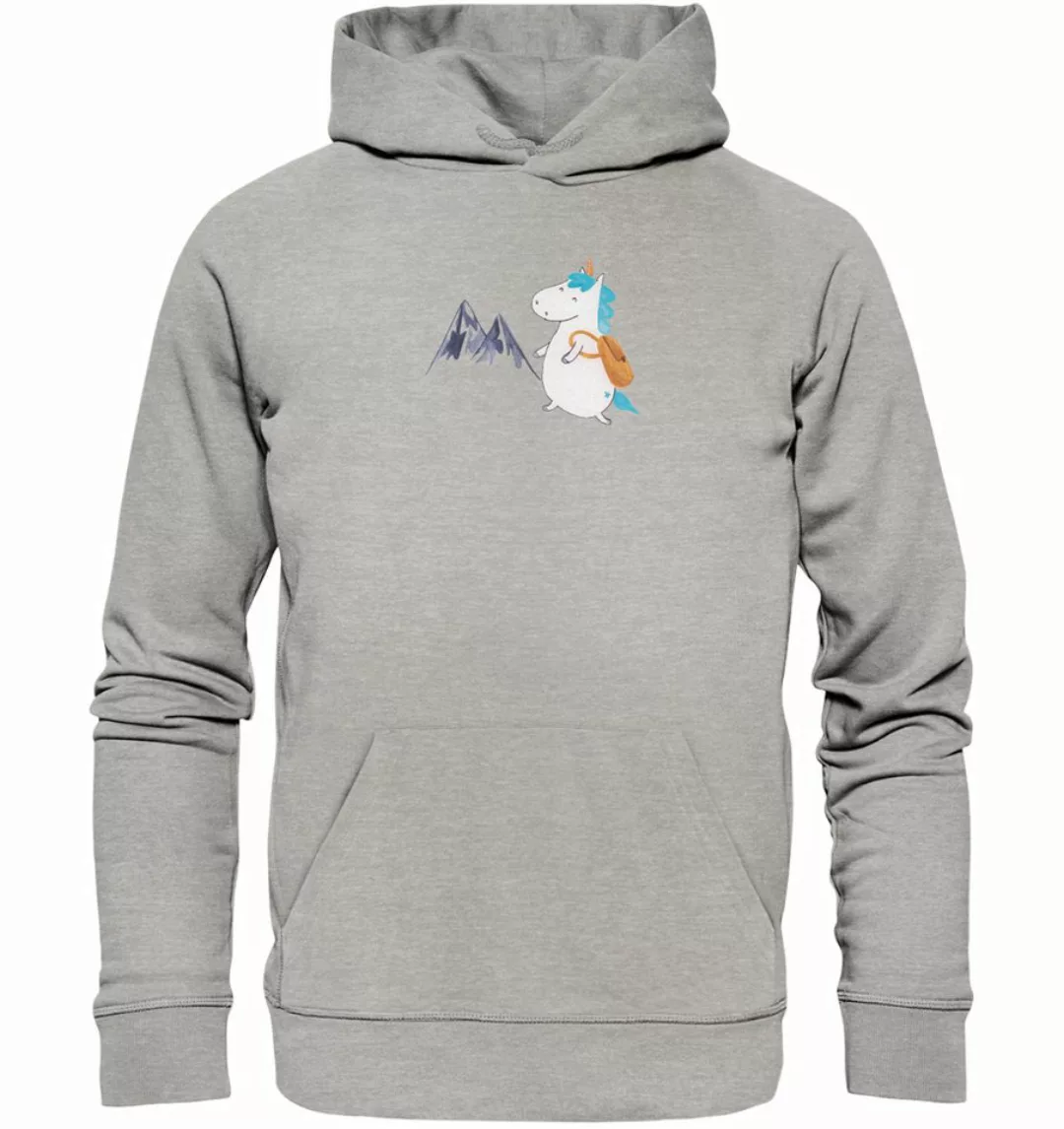 Mr. & Mrs. Panda Hoodie Größe XS Einhorn Bergsteiger - Heather Grey - Gesch günstig online kaufen