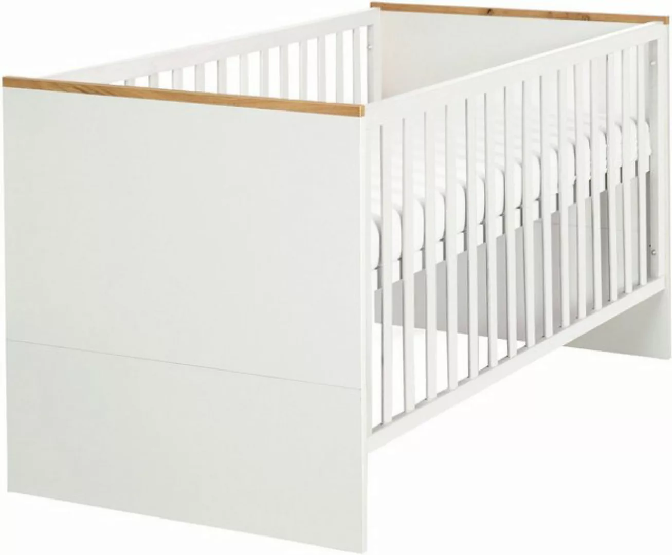 roba® Babybett Finn, Gitterbett höhenverstellbar - Umbaubar - 3 Schlupfspro günstig online kaufen