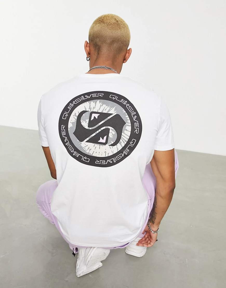 Quiksilver – Golden Record – T-Shirt in Weiß mit Grafikprint günstig online kaufen