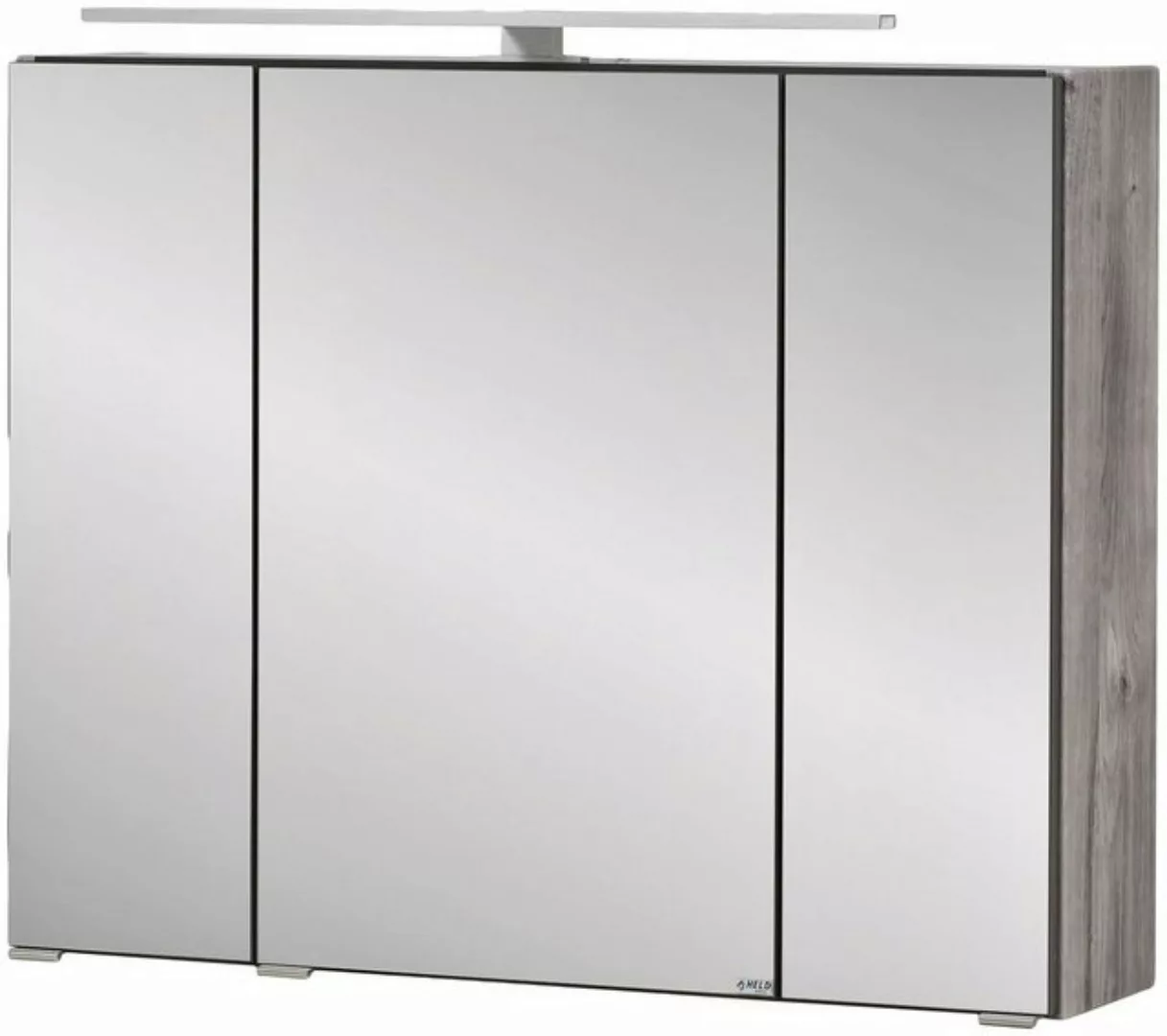 welltime Spiegelschrank Windau 80 cm breit günstig online kaufen