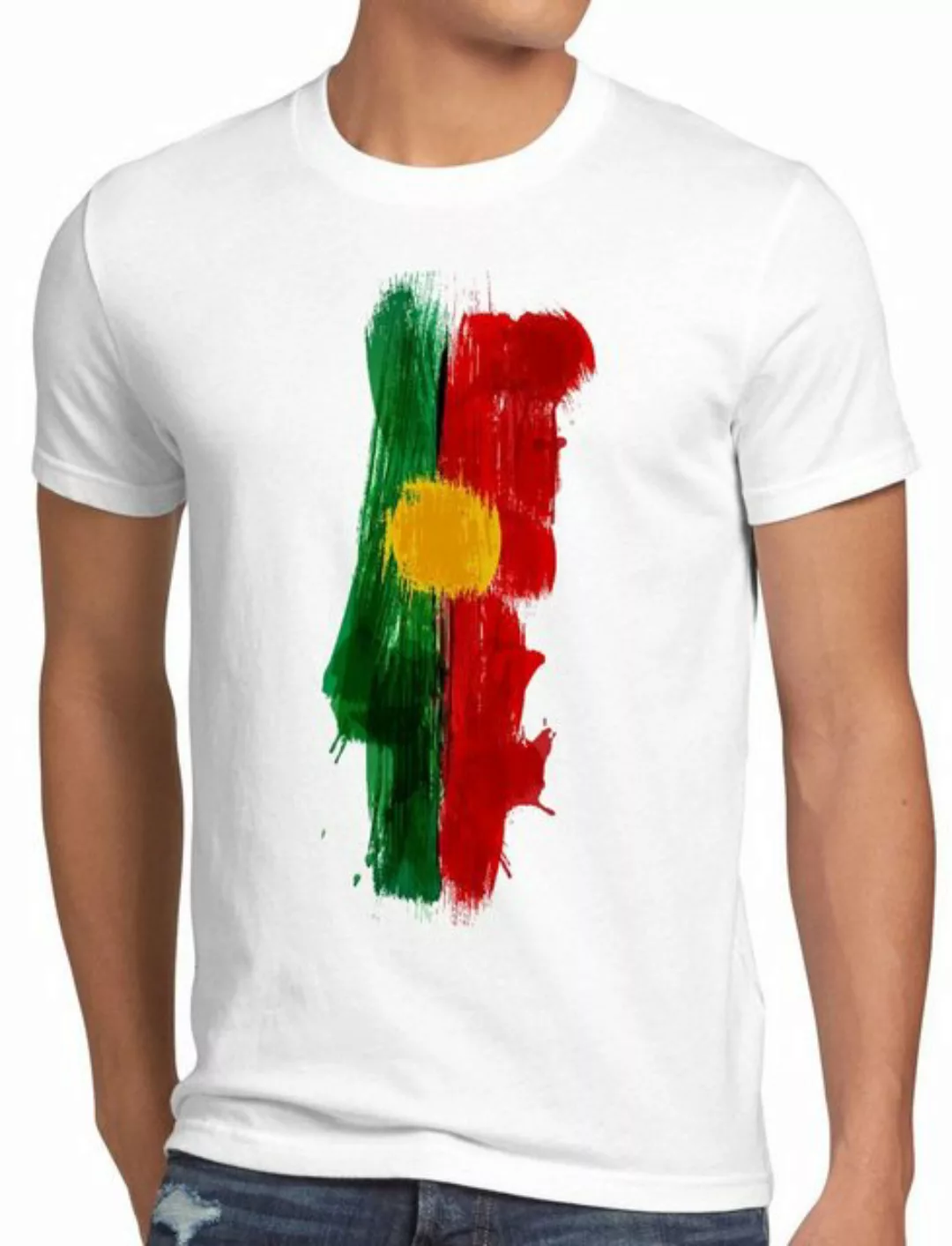 style3 T-Shirt Herren T-Shirt Flagge Portugal Fußball Sport WM EM Fahne günstig online kaufen