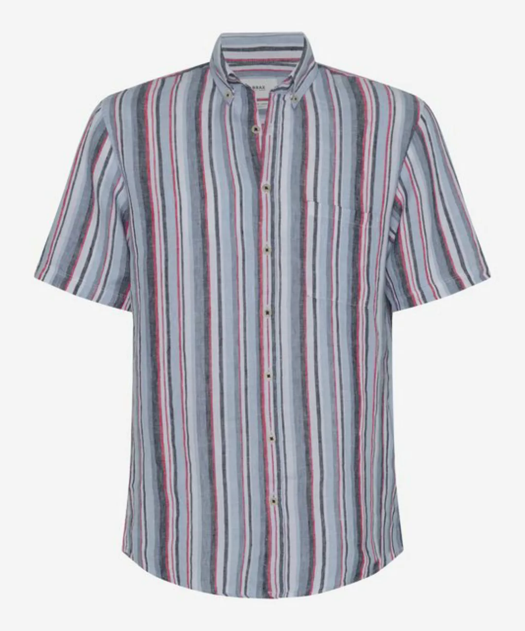 Brax Langarmhemd Dan U (44-3508) Leinenhemd günstig online kaufen