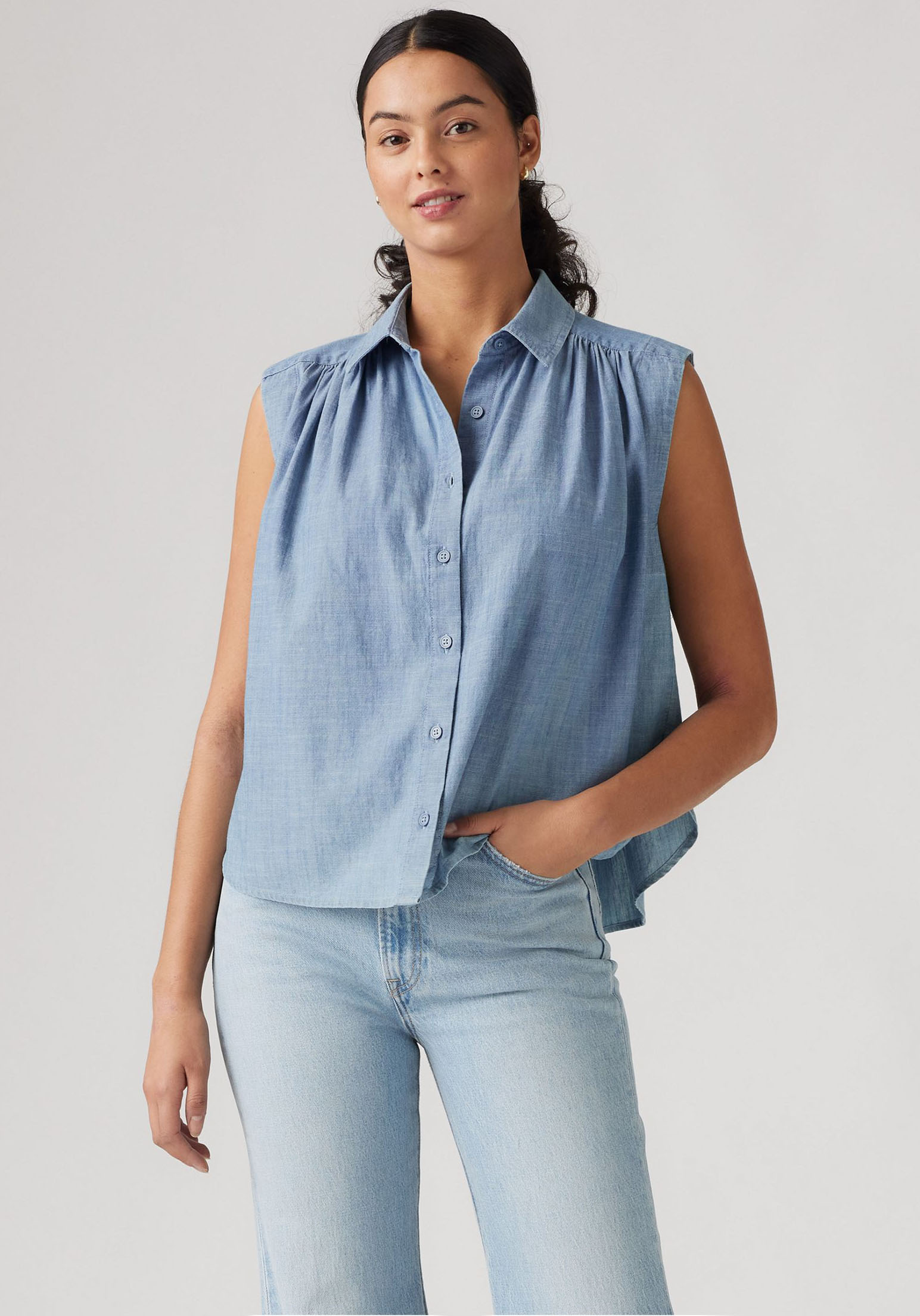 Levi's® Jeansbluse GRACEN COMM SL BLOUSE günstig online kaufen