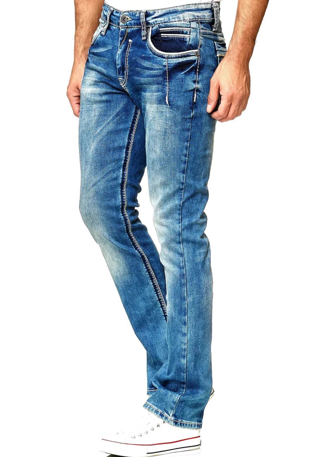 Rusty Neal Straight-Jeans "NEW YORK 29", im modernen Used-Look günstig online kaufen