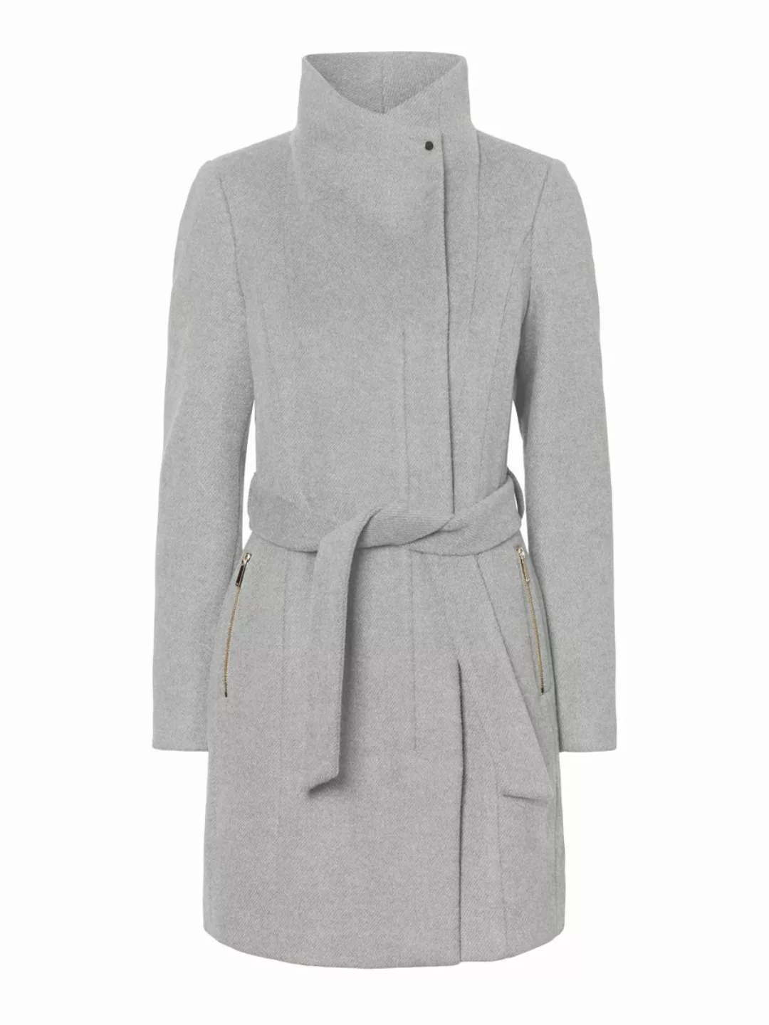 VERO MODA Woll Jacke Damen Grau günstig online kaufen