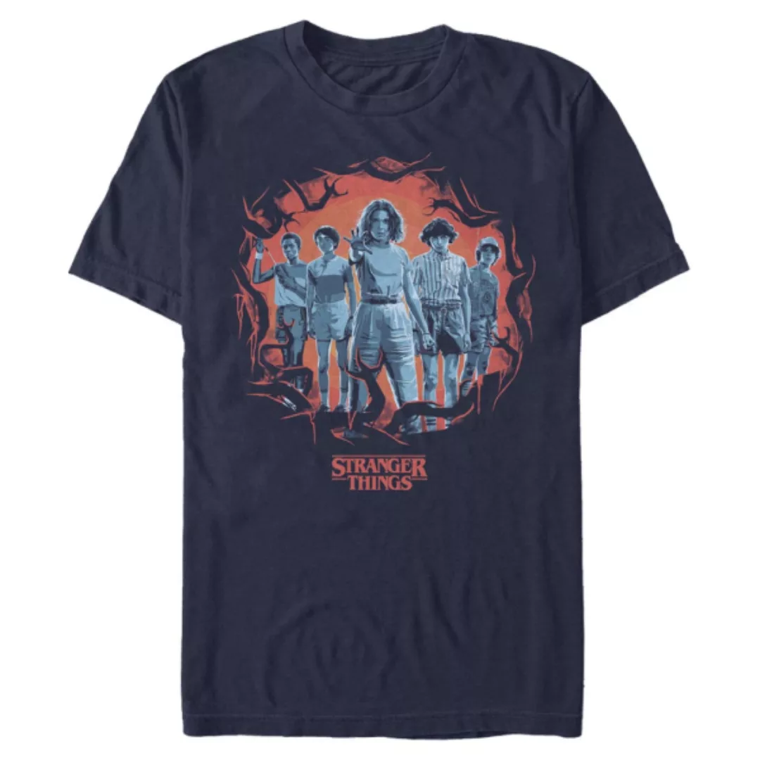 Netflix - Stranger Things - Gruppe Tonal Eleven Group Pose - Männer T-Shirt günstig online kaufen