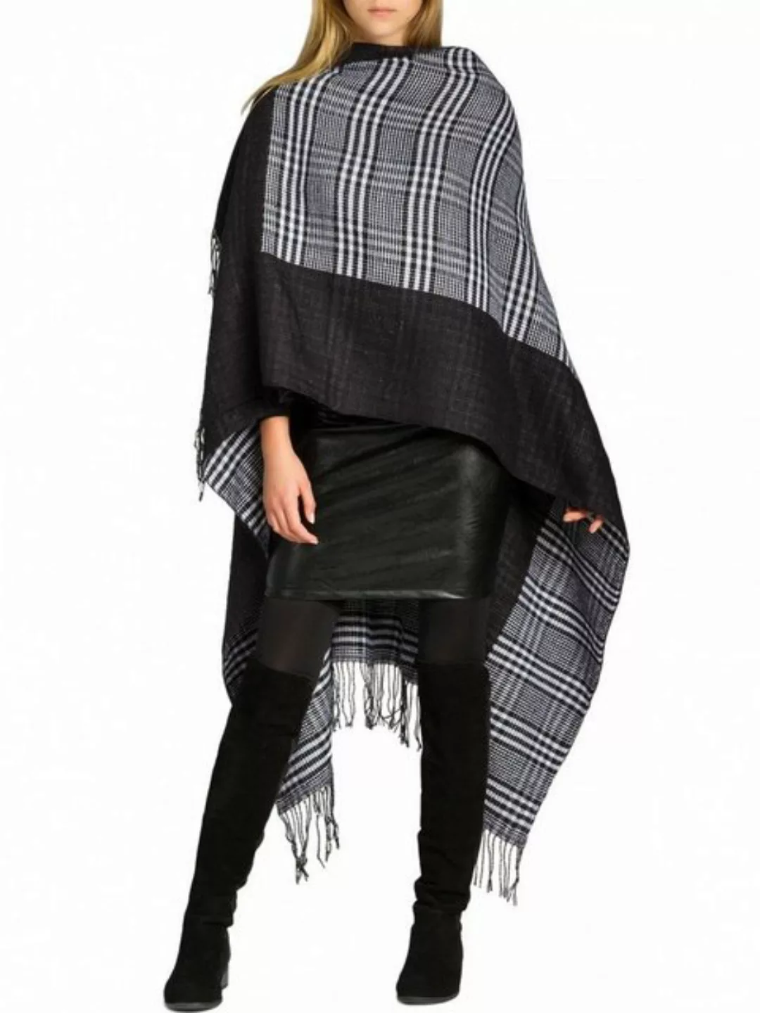 Caspar Poncho Caspar PON012 Damen Poncho günstig online kaufen