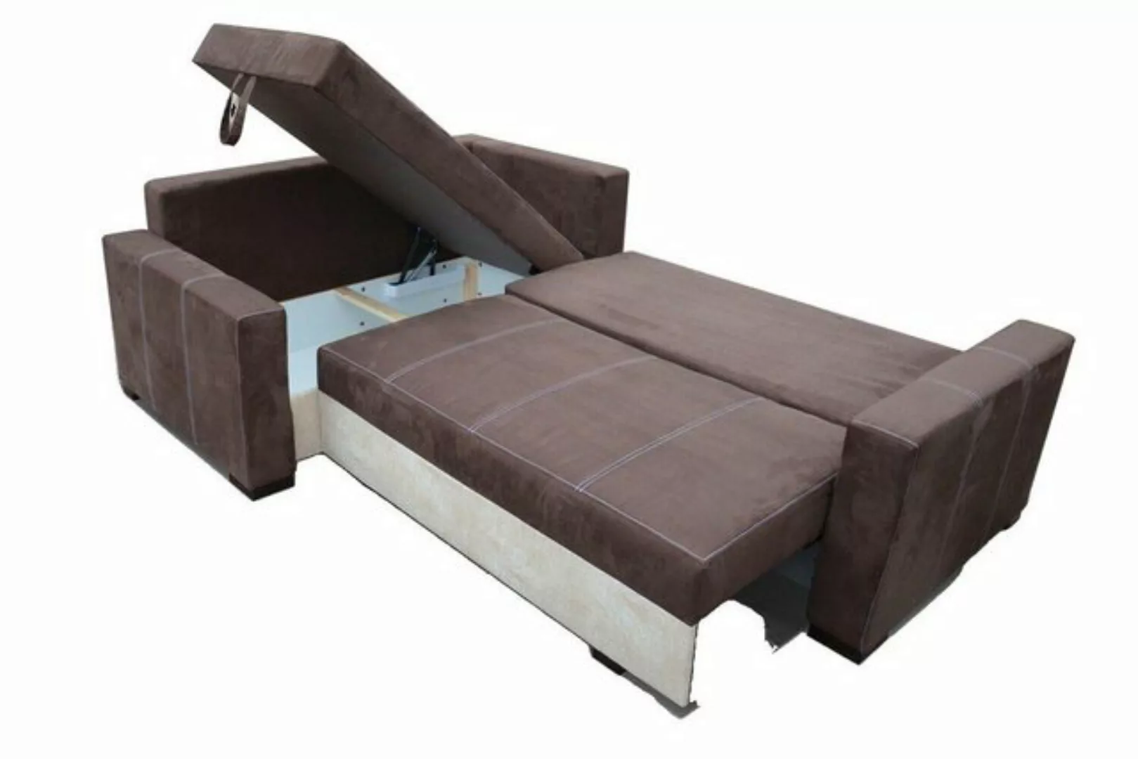 JVmoebel Ecksofa Design Schlafsofa Sofa Polster Wohnzimmer Ecksofa Couch Te günstig online kaufen