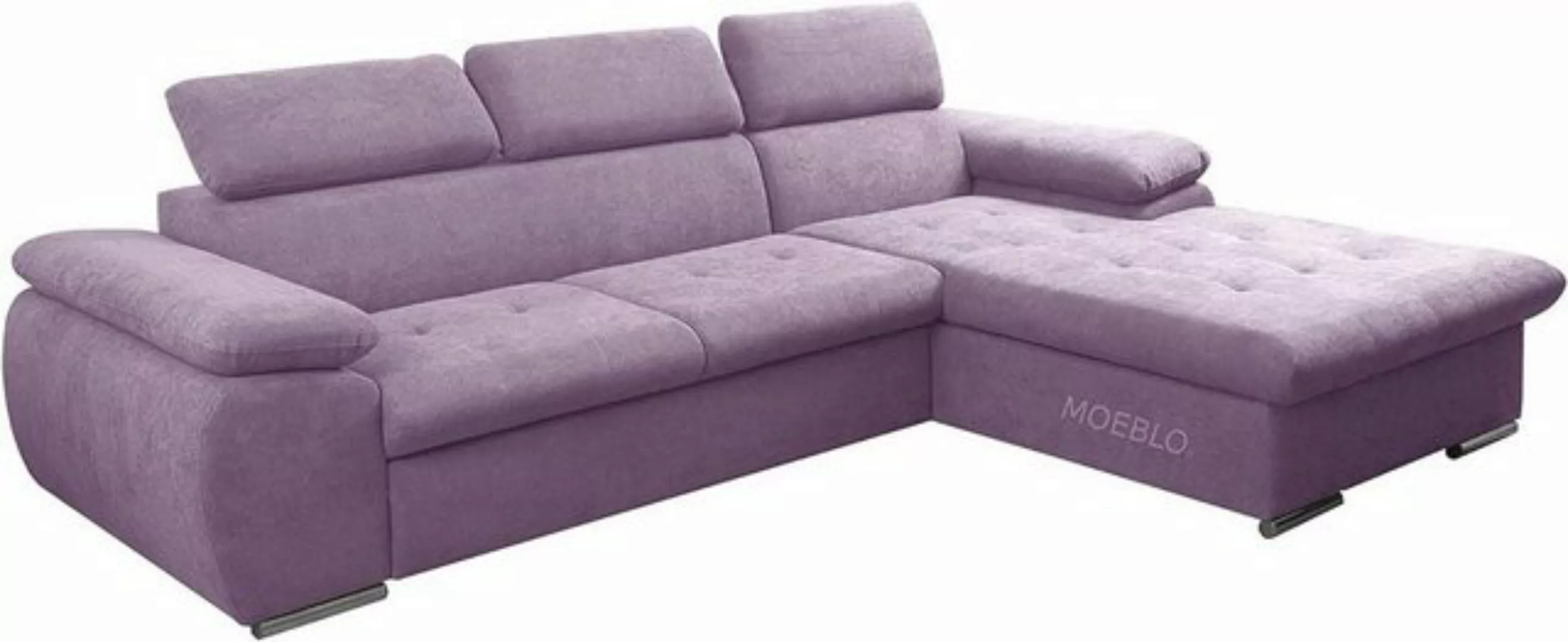 MOEBLO Ecksofa Nilux, Sofa Couch L-Form Polsterecke für Wohnzimmer, Schlafs günstig online kaufen