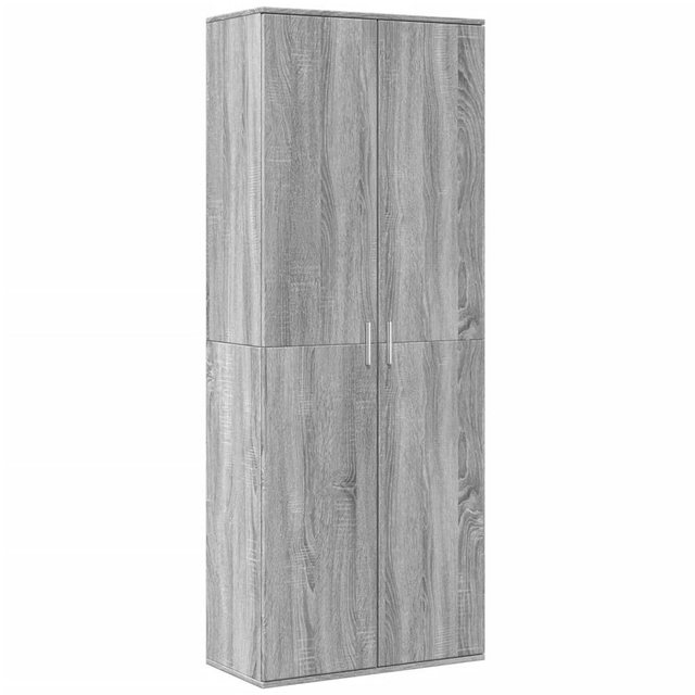 vidaXL Fächerschrank Highboard Grau Sonoma 70x35x180 cm Holzwerkstoff (1-St günstig online kaufen
