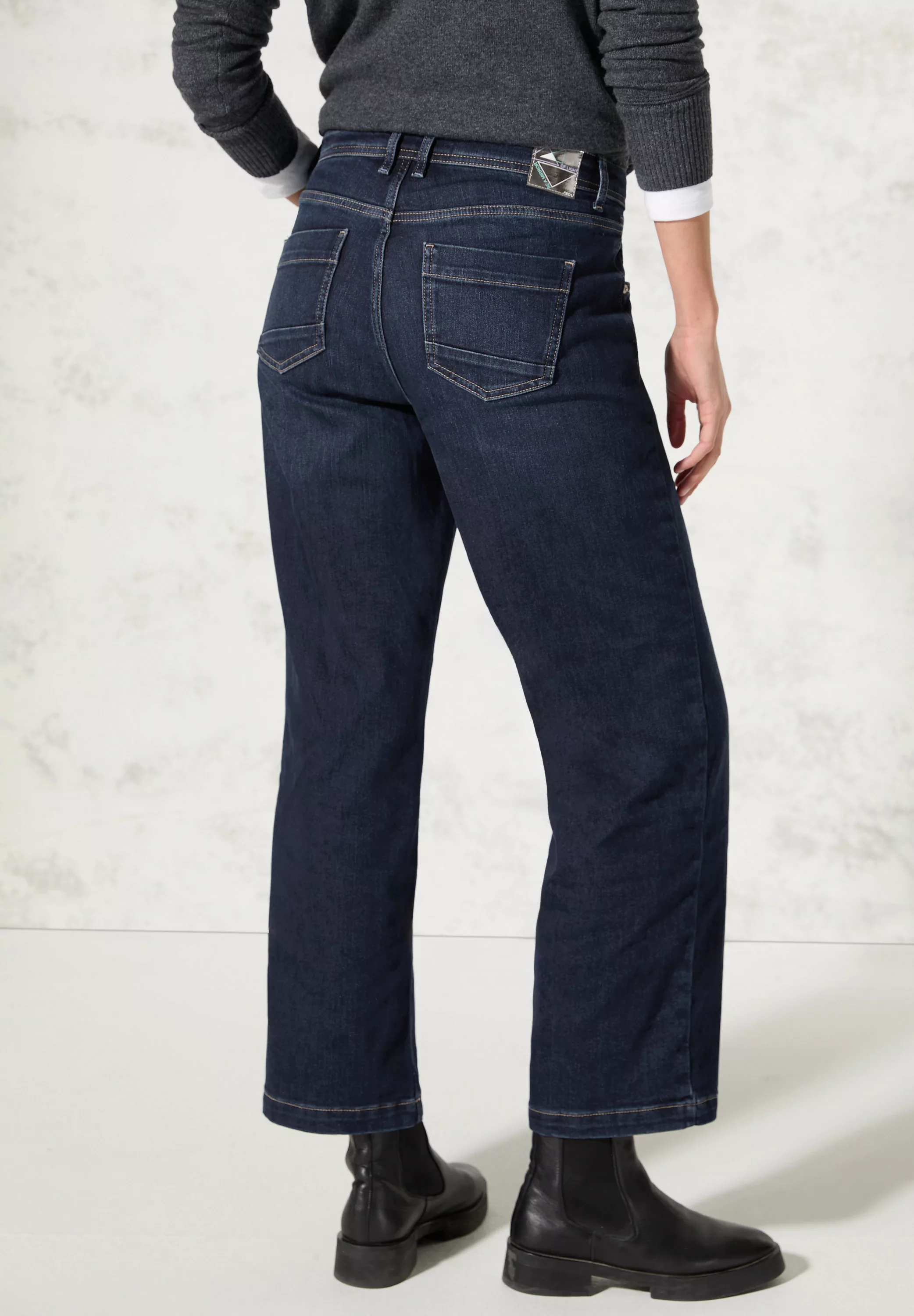 Cecil Weite Jeans, High Waist günstig online kaufen