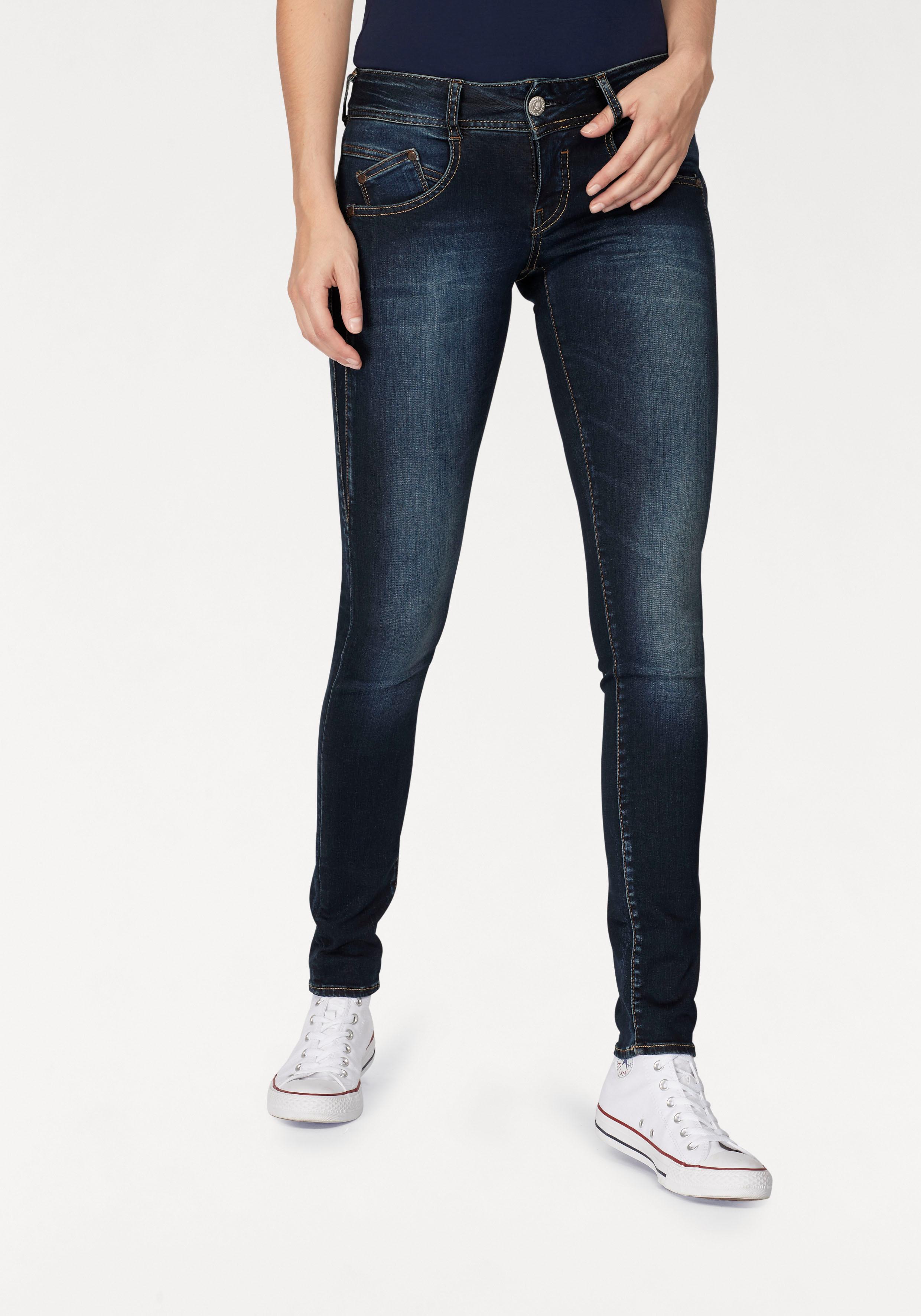 Herrlicher Skinny-fit-Jeans Gila Slim Jeans aus Reused Denim günstig online kaufen