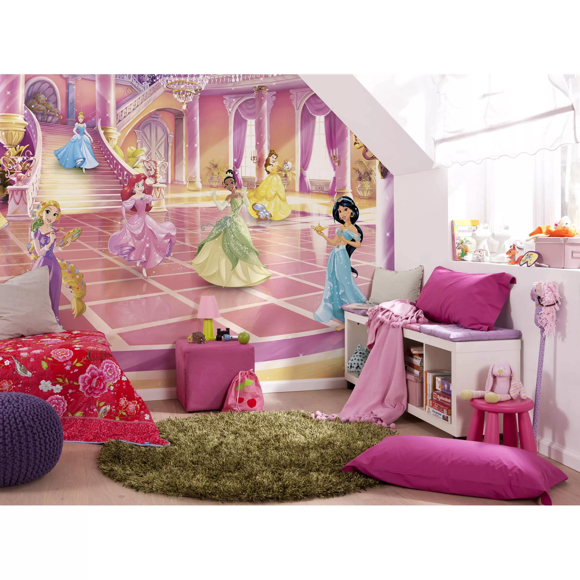 Komar Fototapete Princess Glitzerparty  368 x 254 cm günstig online kaufen