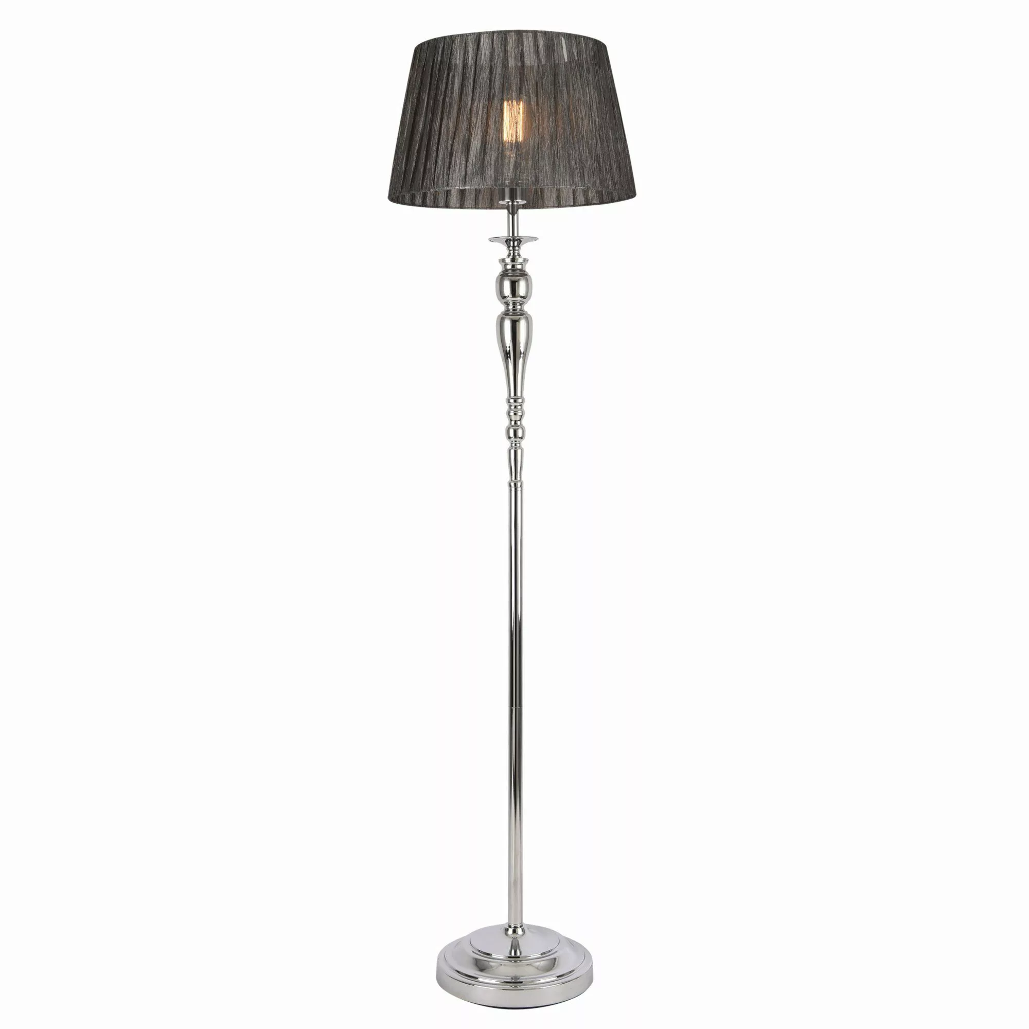 lux.pro Stehlampe, »Lingen« 1xE27 Metallgestell Stoff günstig online kaufen