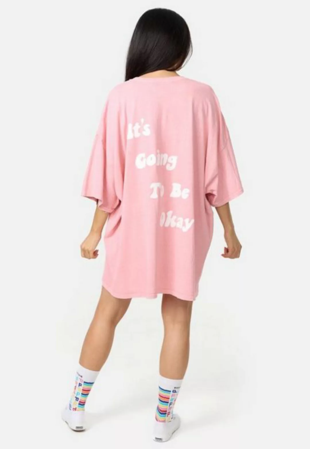 Worldclassca T-Shirt Worldclassca Oversized Print T-Shirt lang Tee Sommer O günstig online kaufen