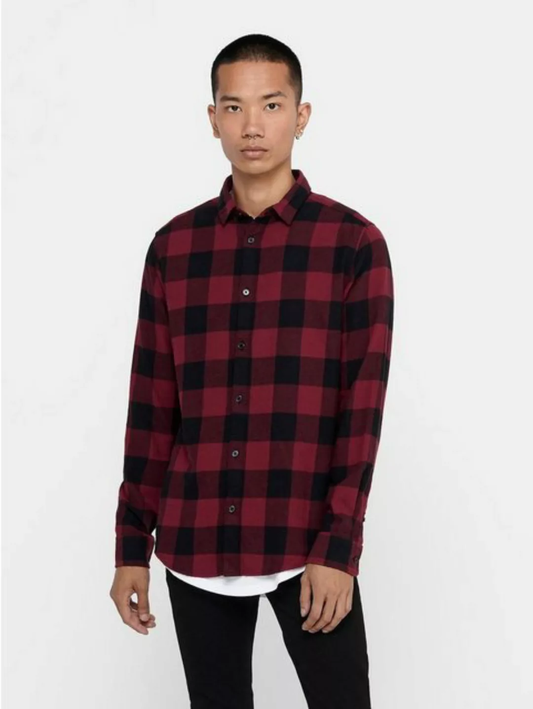 Only & Sons Herren Freizeithemd ONSGUDMUND LS CHECKED SHIRT günstig online kaufen