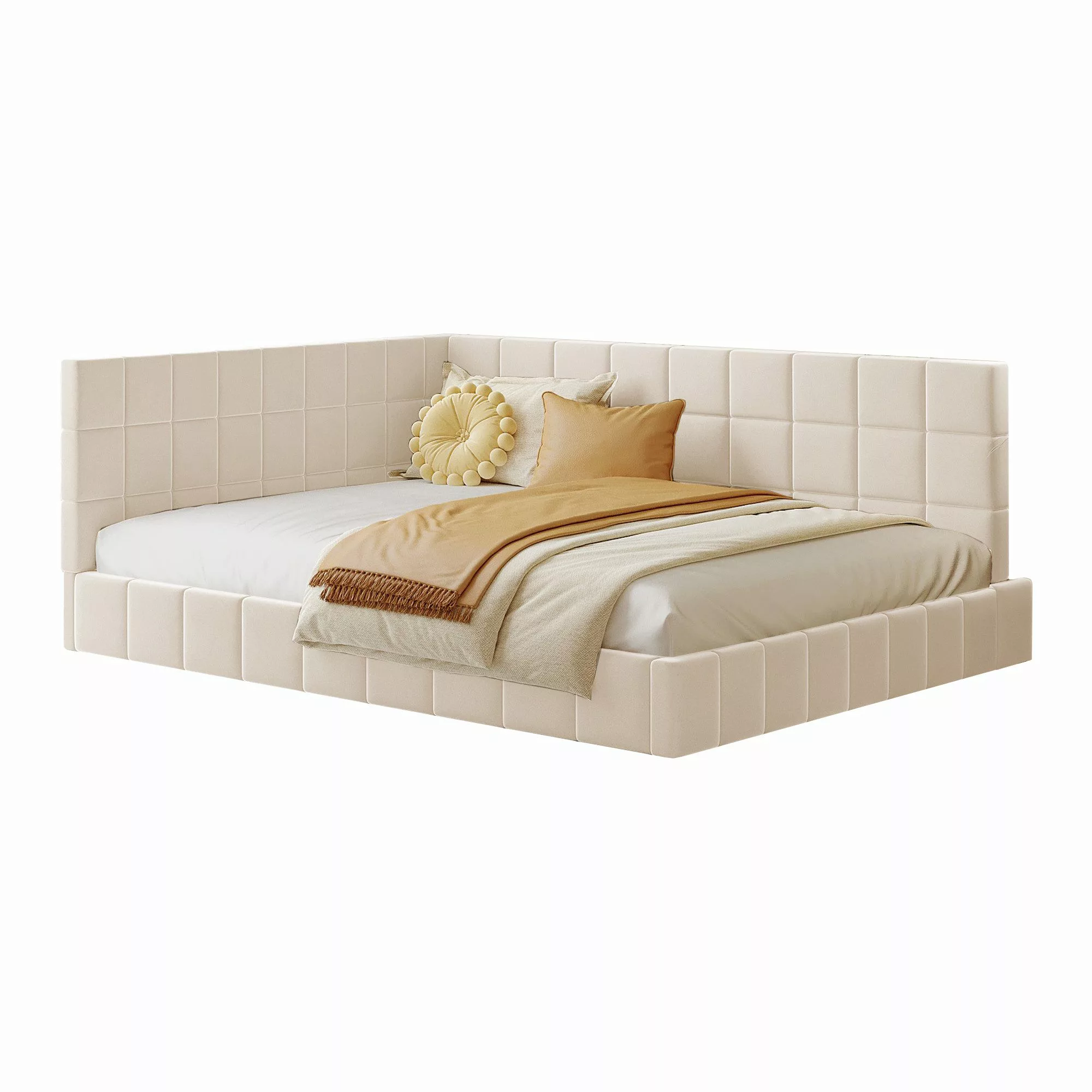 BlingBin Schlafsofa Polsterbett Daybett Doppelbett, 1er günstig online kaufen