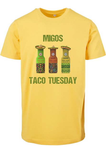 MisterTee Kurzarmshirt MisterTee Herren Migos Tuesday Taco Tee (1-tlg) günstig online kaufen