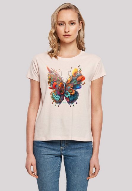 F4NT4STIC T-Shirt "Schmetterling Blume", Print günstig online kaufen