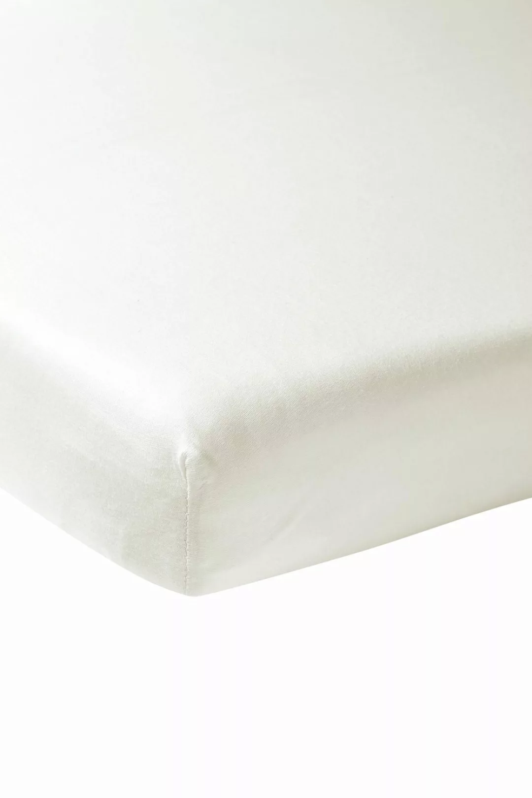 Meyco Home Spannbettlaken Uni Warm White, günstig online kaufen