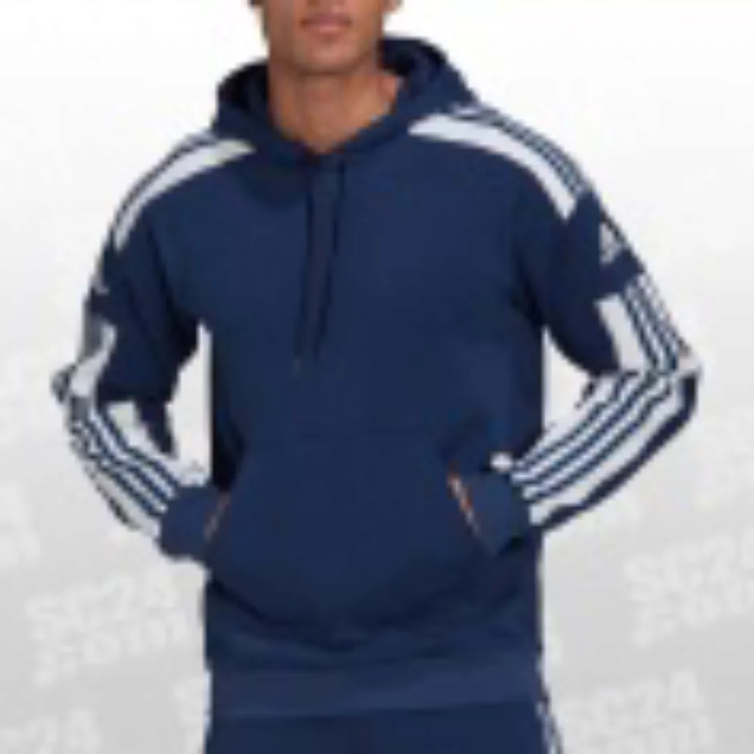 adidas Squadra 21 Sweat Hoodie blau/weiss Größe XL günstig online kaufen