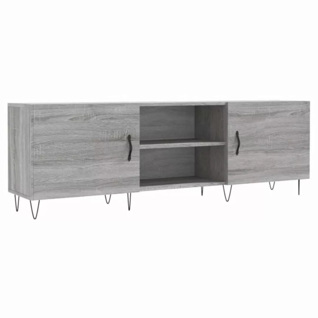 furnicato TV-Schrank Grau Sonoma 150x30x50 cm Holzwerkstoff günstig online kaufen