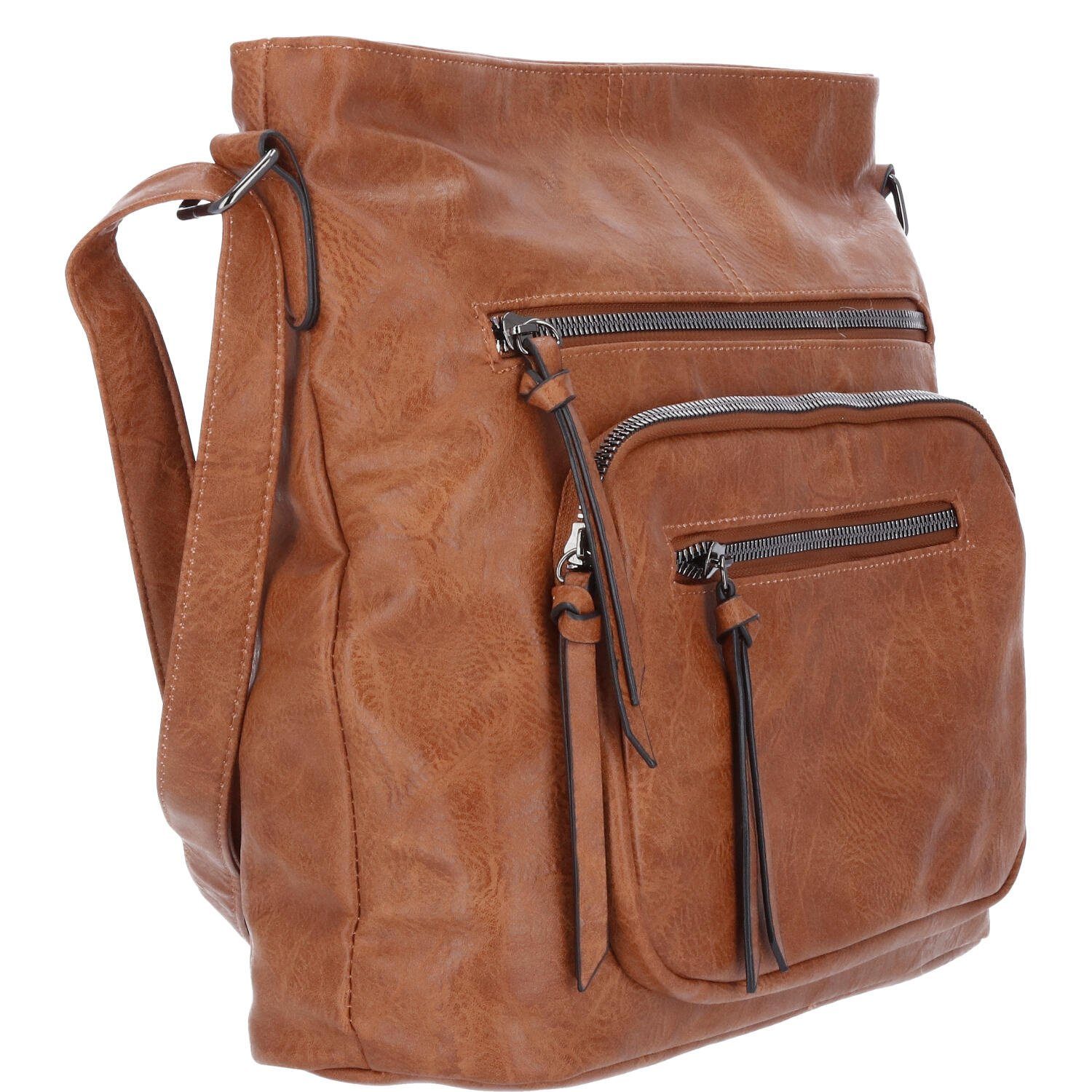 Antonio Umhängetasche Antonio Damen Handtasche Camel günstig online kaufen