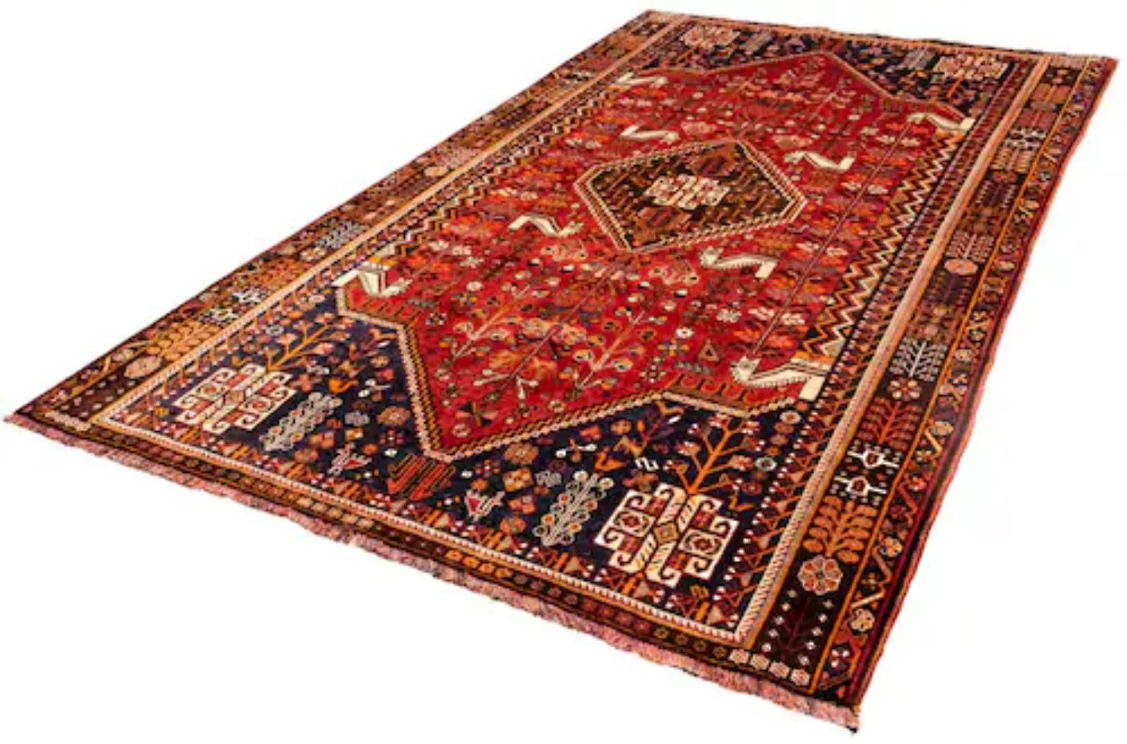 morgenland Wollteppich »Shiraz Medaillon 243 x 170 cm«, rechteckig günstig online kaufen