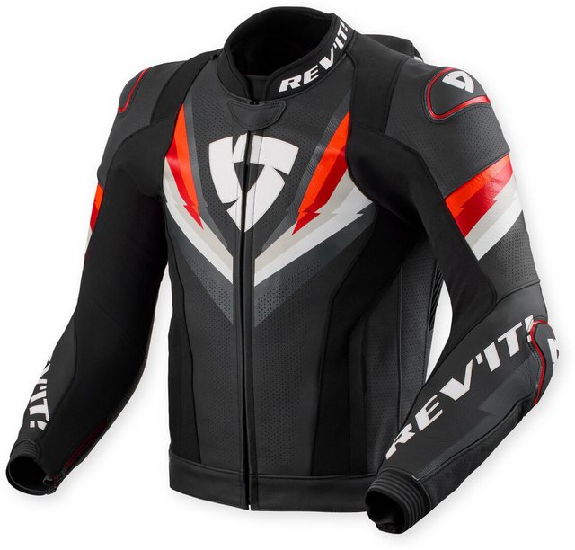 Revit Motorradjacke Quantum 3 Pro perforierte Motorrad Lederjacke günstig online kaufen