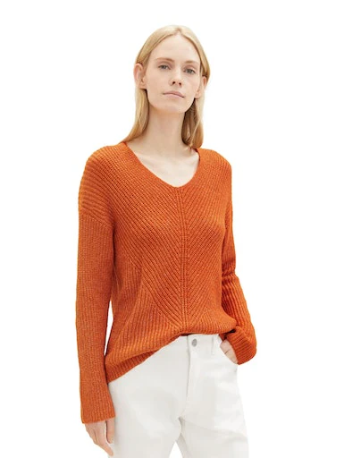 TOM TAILOR Strickpullover mit Drop-Shoulder Naht günstig online kaufen